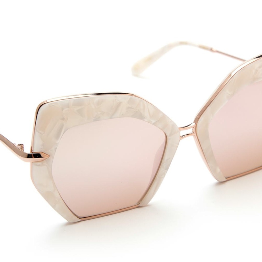 Krewe Octavia Oversize Mirrored Sunglasses